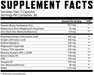 Klout PWR Cycle Supplement Facts