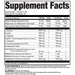 MuscleForce Lullaby Supplement Facts