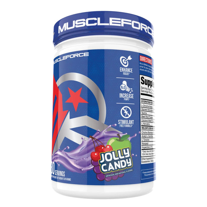 MuscleForce Obedient - Jolly Candy, 30 Servings
