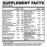 MyoBlox Multivitamin Supplement Facts