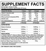 MyoBlox Loco 6.0 Supplement Facts