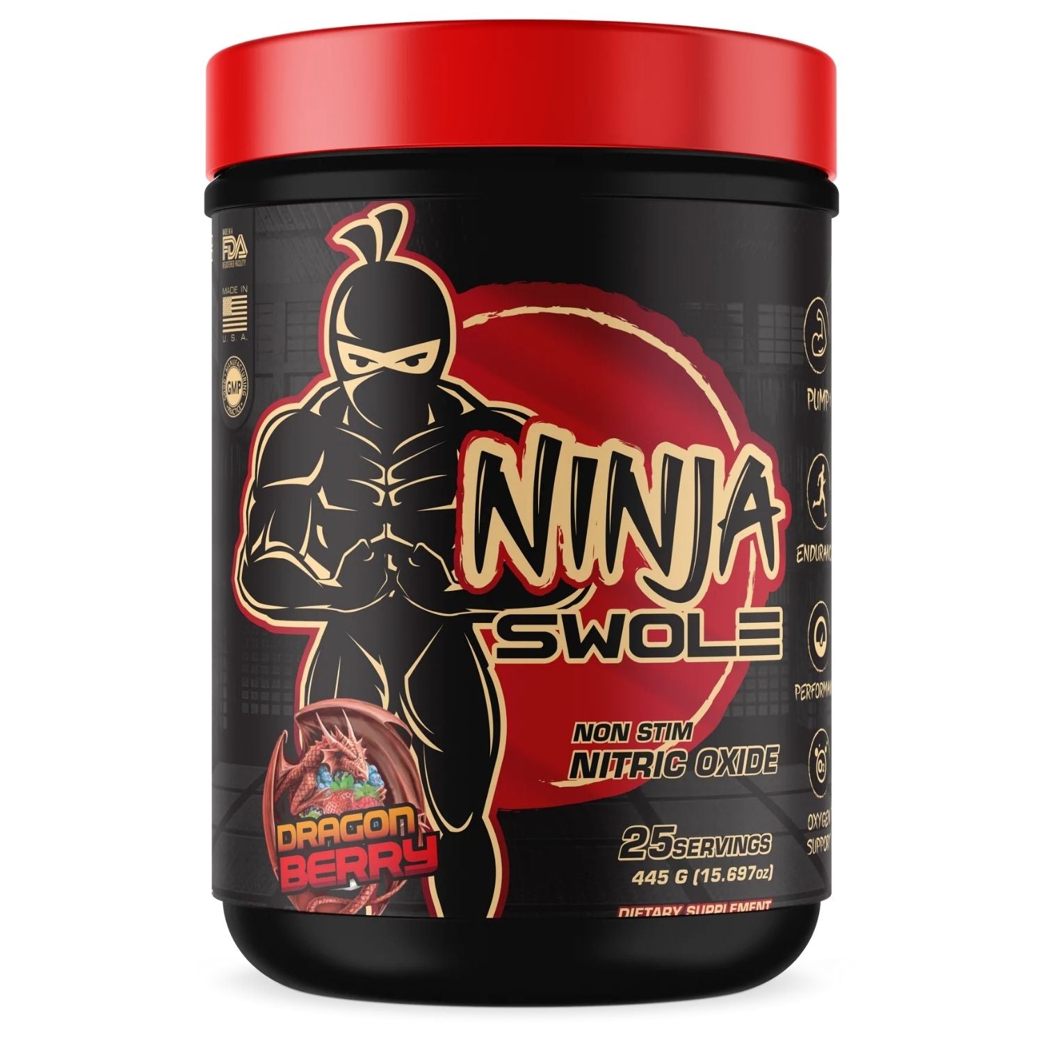 Ninja Swole - Non Stim Nitric Oxide Pre Workout – Supplement City USA