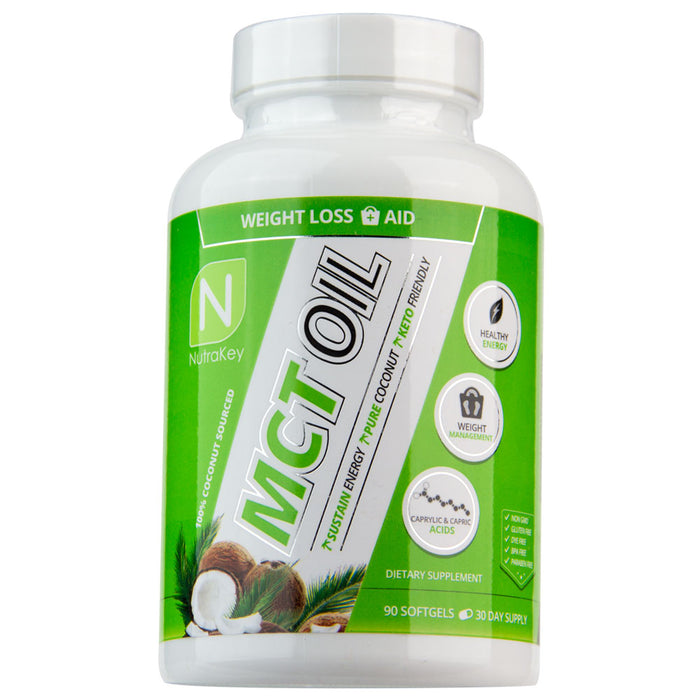 Nutrakey MCT Oil Softgels - Improve Fat Metabolism