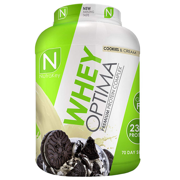 Nutrakey Whey Optima Premium Protein Cookies and Cream 5 lbs