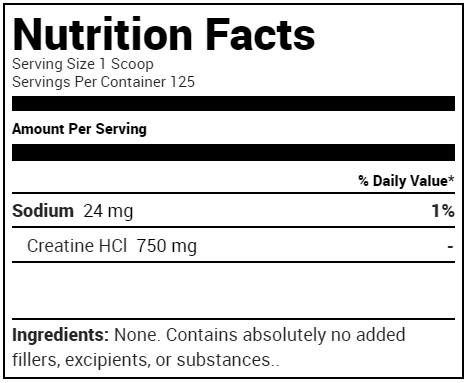 Nutrakey Creatine HCL