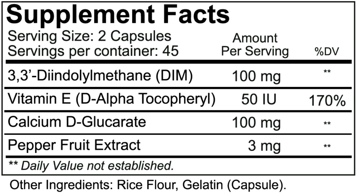Nutrakey DIM Estrogen Inhibitor