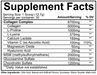 NutraKey Innoflex Supplement Facts