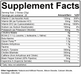 NutraKey TRU Pre Supplement Facts
