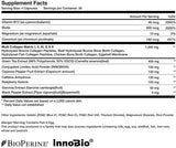 Obvi Collagenic Burn Supplement Facts