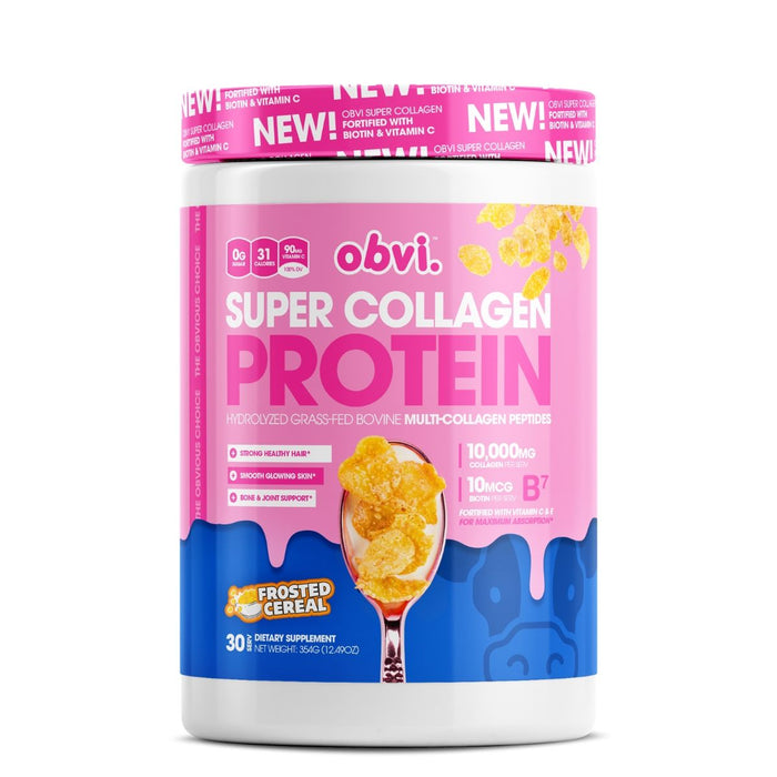 Obvi Super Collagen Protein, Frosted Cereal