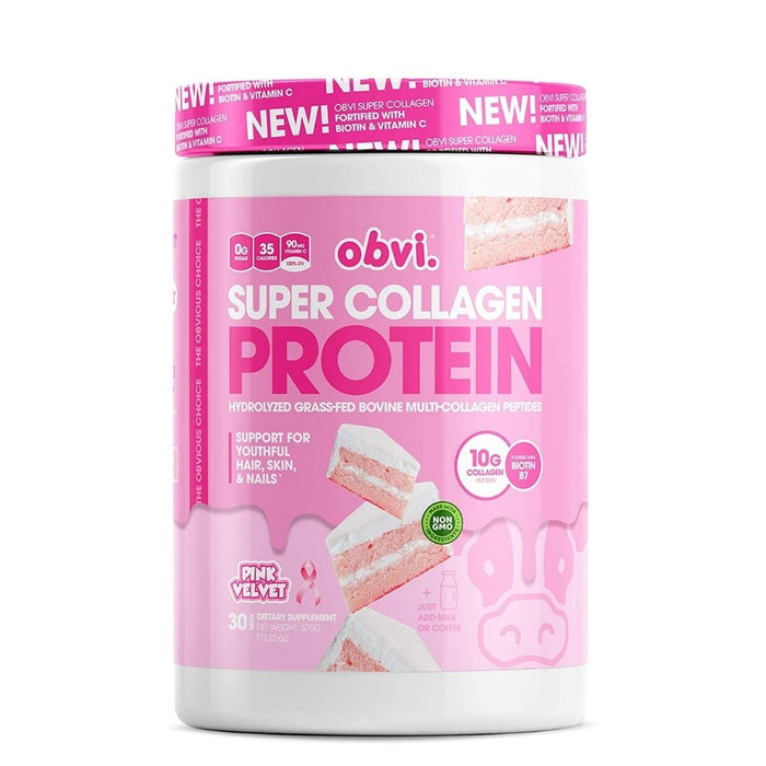 Obvi Super Collagen Protein, Pink Velvet