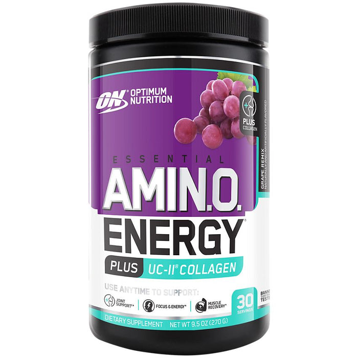 Optimum Nutrition Amino Energy Plus UC-II Collagen - Grape Remix