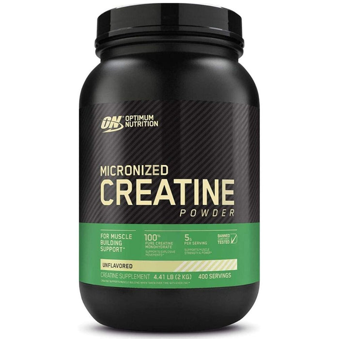 ON Unflavored Creatine Monohydrate Powder, 400 Servings