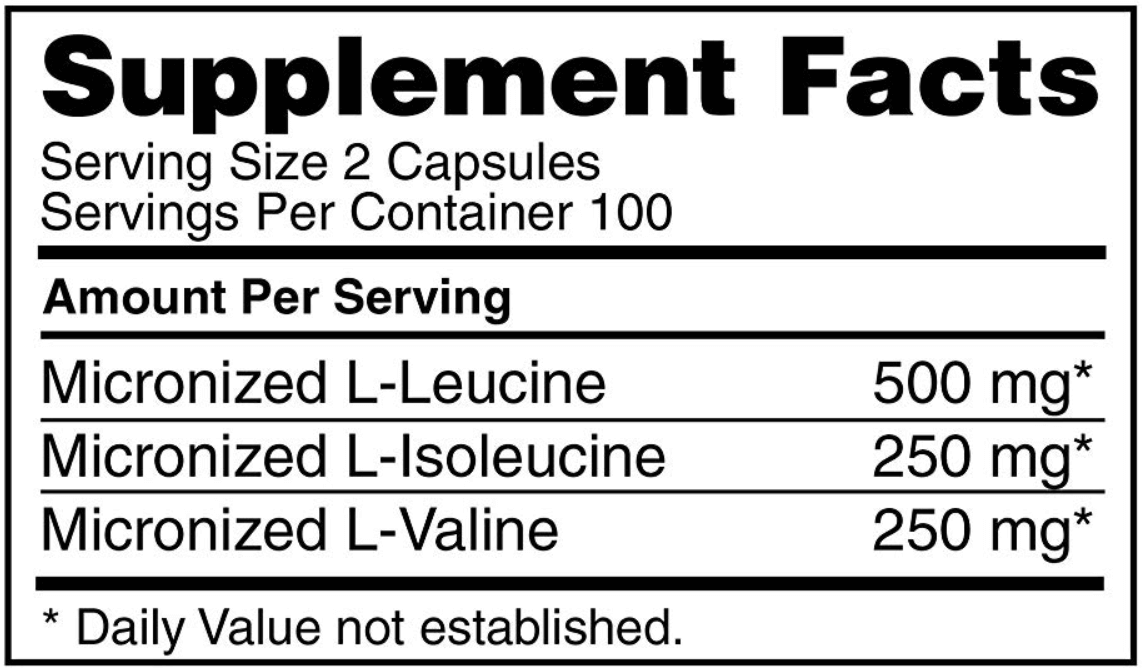 Optimum Nutrition BCAA 1000 Caps