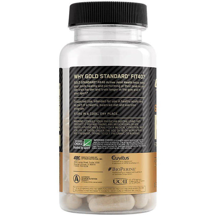 ON Fit 40 Collagen, Vitamin C & Turmeric - Active Joint Health Back