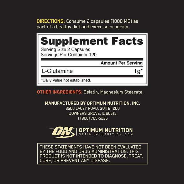 Optimum Nutrition Glutamine 1000 Caps