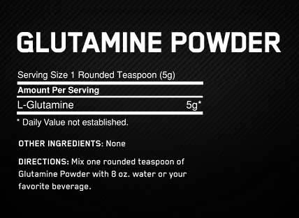 Optimum Nutrition Glutamine Powder