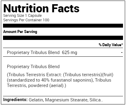 Optimum Nutrition Tribulus 625 Caps