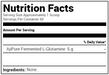 Purus Labs Foundation Series Glutamine Supplement Facts