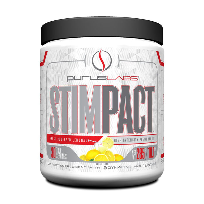 Purus Labs StimPact High Energy Pre-Workout - Fresh Squeezed Lemonade