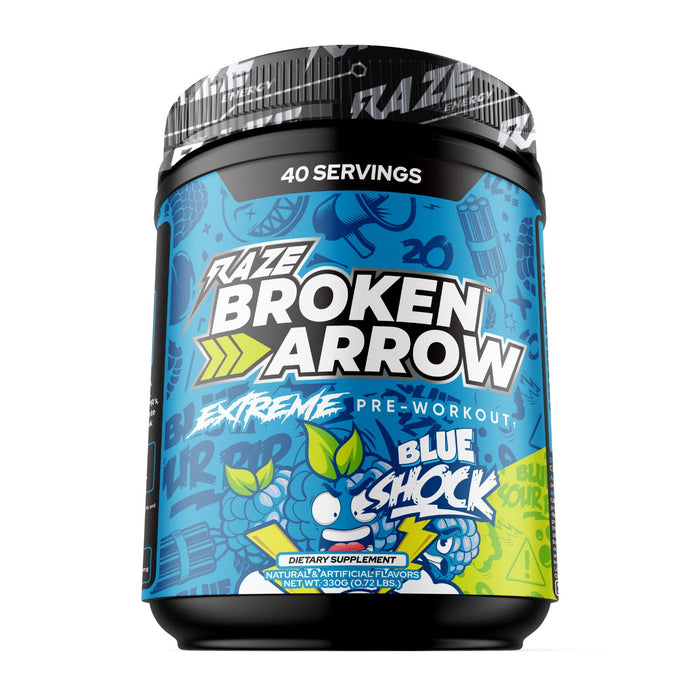 Raze Broken Arrow Extreme, Blue Shock, 40 Servings