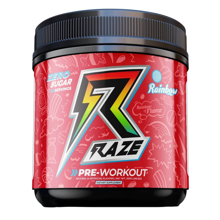 Raze Energy Pre Workout Powder - Rainbow