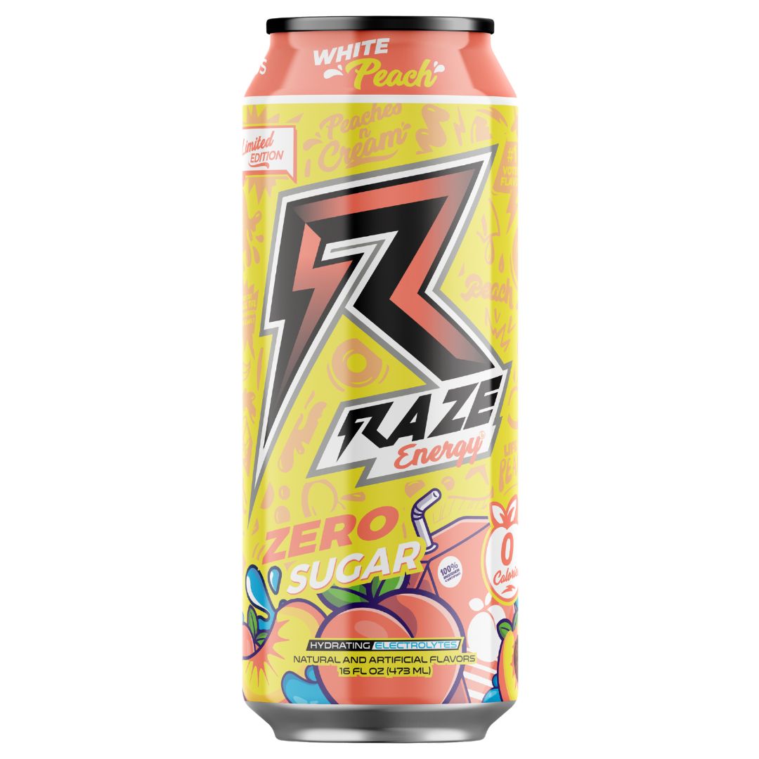 Raze Energy Drink Zero Sugar, 12 Pack Supplement City USA Raze Energy Drink Zero Sugar, 12 Pack Supplement City USA