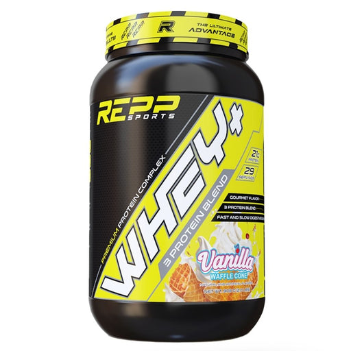 REPP Sports Whey+ Protein - Vanilla Waffle Cone 2Lbs