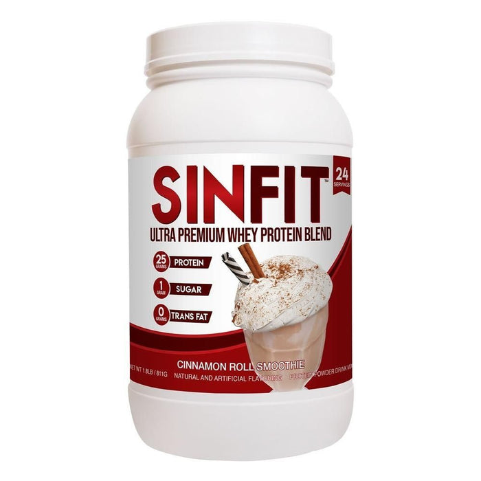 SinFit Premium Whey Protein - Cinnamon Roll Smoothie