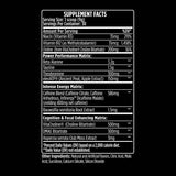 VMI Sports K-XR Original Pre Workout Supplement Facts